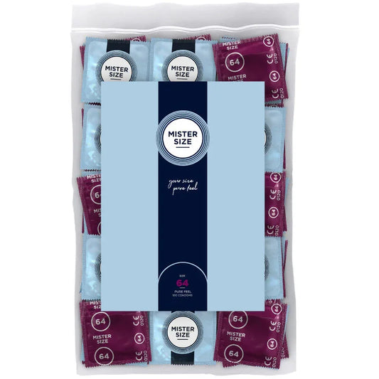 MISTER SIZE - PRESERVATIVOS TALLA XXL 64 MM (100 UNIDADES) - Nuvica