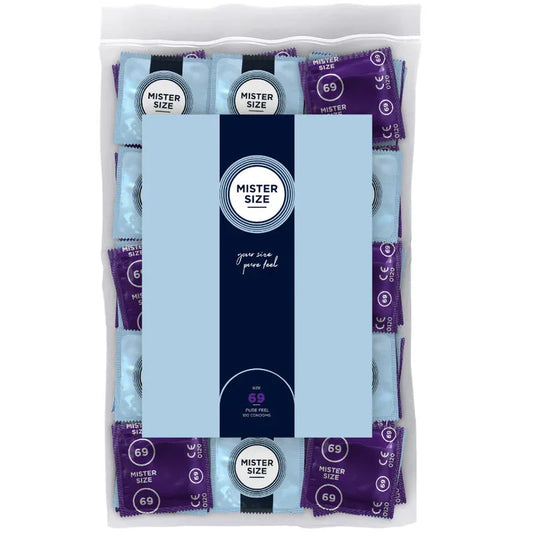 MISTER SIZE - PRESERVATIVOS TALLA XXXL 69 MM (100 UNIDADES) - Nuvica