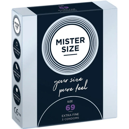 MISTER SIZE - PRESERVATIVOS TALLA XXXL 69 MM (3 UNIDADES) - Nuvica