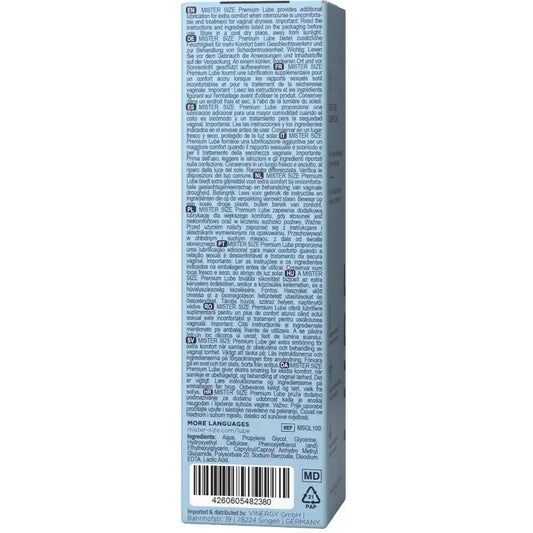 MISTER SIZE - LUBRICANTE PREMIUM 100 ML - Nuvica