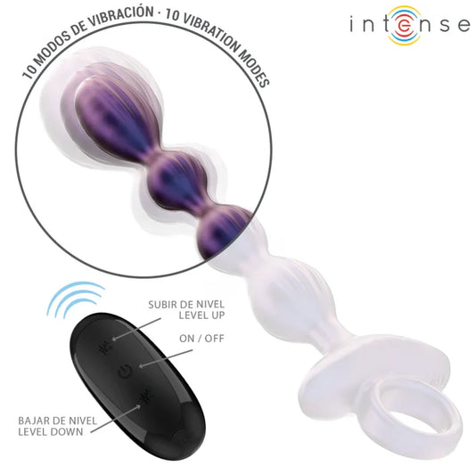 INTENSE - JACKIE PLUG ANAL VIBRADOR MODELO 1 CONTROL REMOTO - Nuvica