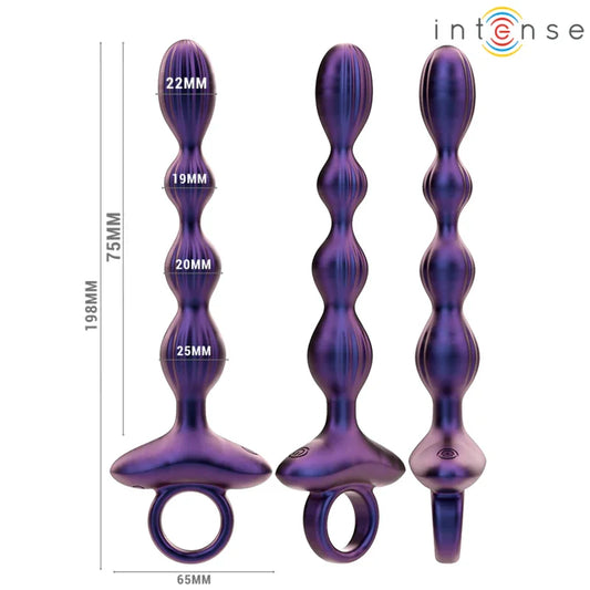 INTENSE - JACKIE PLUG ANAL VIBRADOR MODELO 1 CONTROL REMOTO - Nuvica
