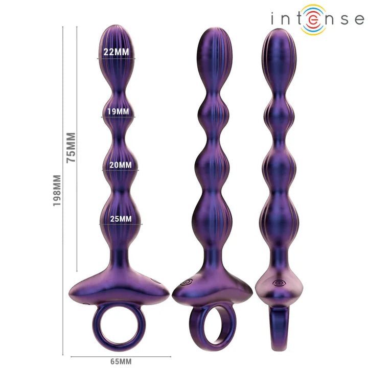 INTENSE - JACKIE PLUG ANAL VIBRADOR MODELO 1 CONTROL REMOTO - Nuvica