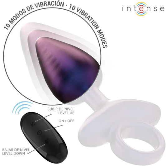 INTENSE - MICHAEL PLUG ANAL VIBRADOR MODELO 2 CONTROL REMOTO - Nuvica