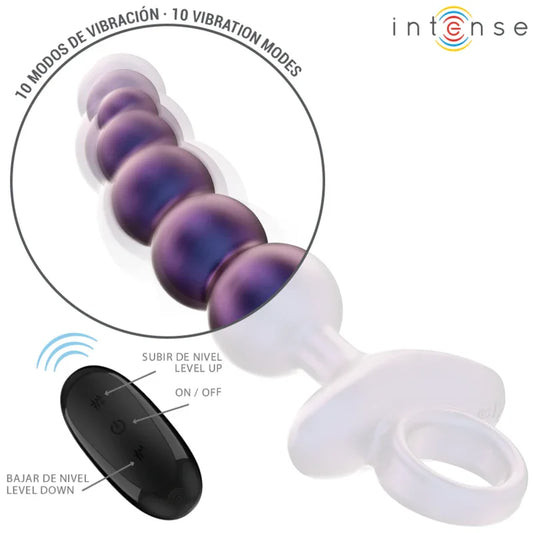 INTENSE - TITO PLUG ANAL VIBRADOR MODELO 3 CONTROL REMOTO - Nuvica