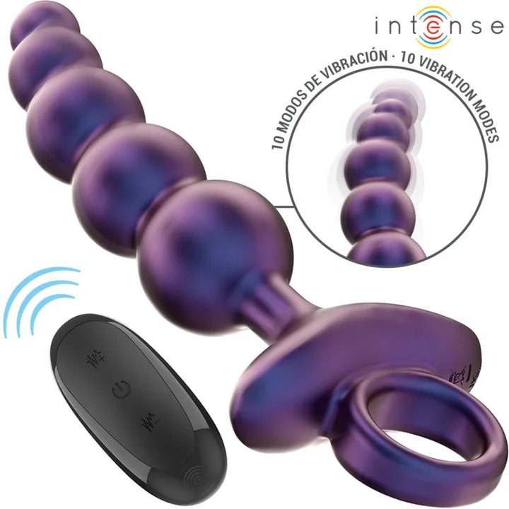 INTENSE - TITO PLUG ANAL VIBRADOR MODELO 3 CONTROL REMOTO - Nuvica