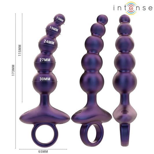 INTENSE - TITO PLUG ANAL VIBRADOR MODELO 3 CONTROL REMOTO - Nuvica