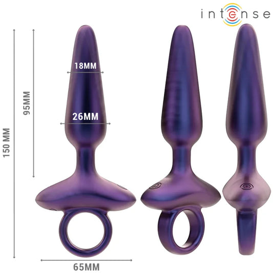INTENSE - MARLON PLUG ANAL VIBRADOR MODELO 4 CONTROL REMOTO - Nuvica