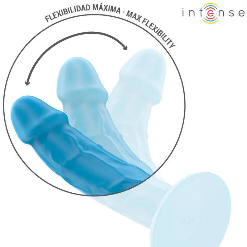 INTENSE - PHOEBE VIBRADOR REALÍSTICO 10 VIBRACIONES AZUL CONTROL REMOTO - Nuvica