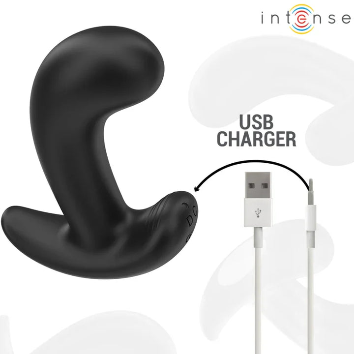 INTENSE - CHANDLER PLUG ANAL 10 VIBRACIONES NEGRO CONTROL REMOTO - Nuvica