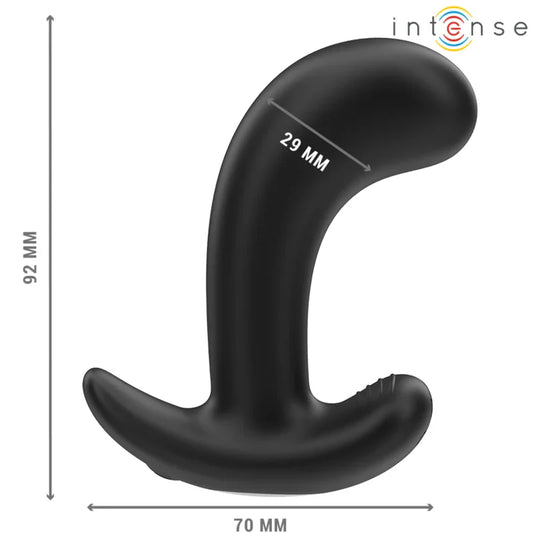 INTENSE - CHANDLER PLUG ANAL 10 VIBRACIONES NEGRO CONTROL REMOTO - Nuvica