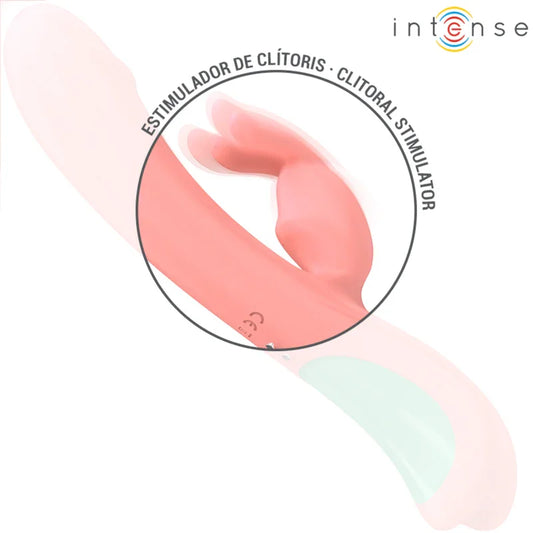 INTENSE - RACHEL VIBRADOR RABBIT 5 VIBRACIONES ROSA - Nuvica