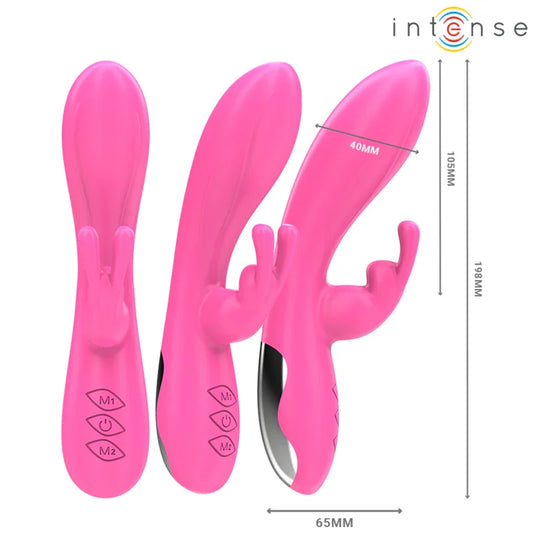 INTENSE - RANDALL VIBRADOR RABBIT 10 VIBRACIONES ROSA - Nuvica
