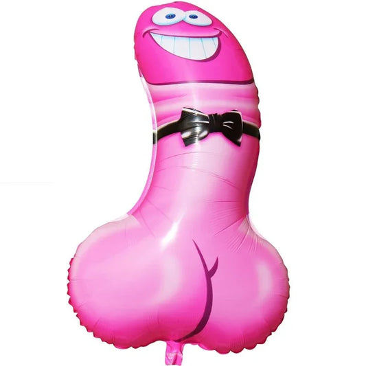 DIABLO PICANTE - GLOBO DE FIESTA FORMA PENE ROSA - Nuvica