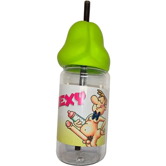 DIABLO PICANTE - BIBERÓN FORMA PENE 360 ML VERDE - Nuvica