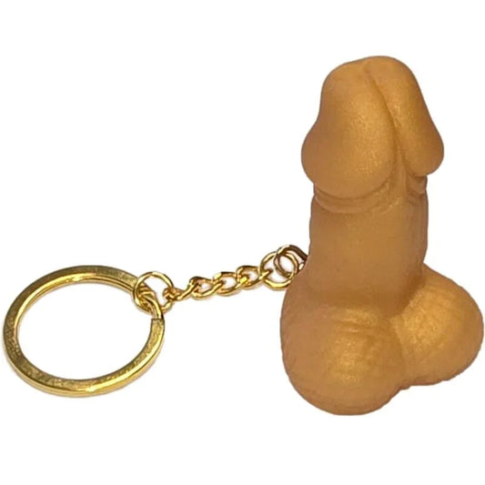 DIABLO PICANTE - LLAVERO FORMA PENE DORADO - Nuvica
