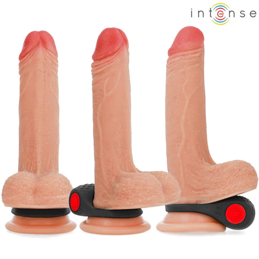 INTENSE - CLOVER ANILLO VIBRADOR PENE 10 VIBRACIONES NEGRO - Nuvica
