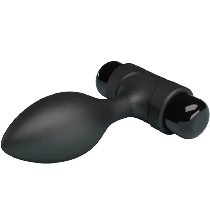PRETTY LOVE - VIBRA BUTT PLUG ANAL 10 VIBRACIONES NEGRO - Nuvica