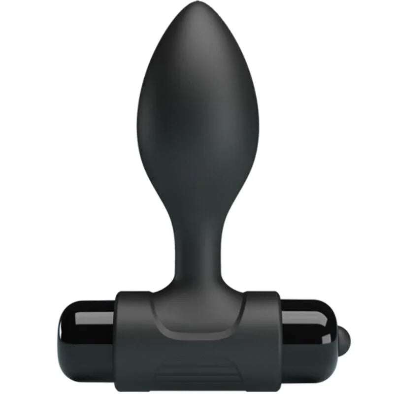 PRETTY LOVE - VIBRA BUTT PLUG ANAL 10 VIBRACIONES NEGRO - Nuvica