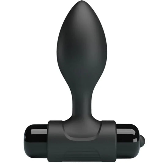 PRETTY LOVE - VIBRA BUTT PLUG ANAL 10 VIBRACIONES NEGRO - Nuvica