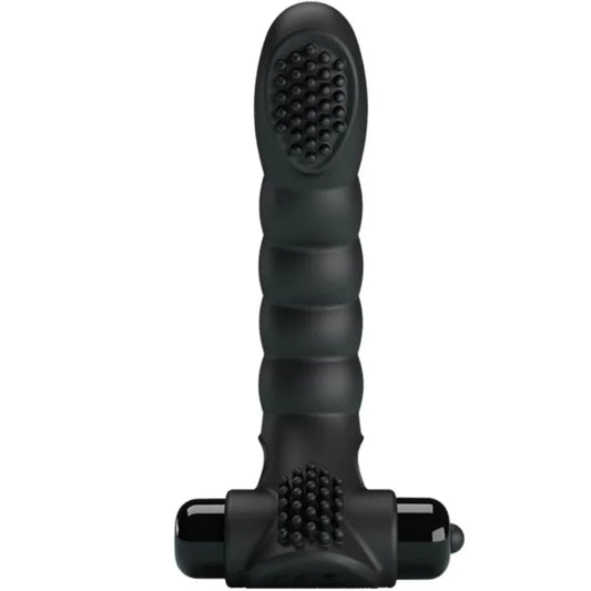 PRETTY LOVE - ALEXANDER VIBRADOR DE DEDO 10 VIBRACIONES NEGRO - Nuvica