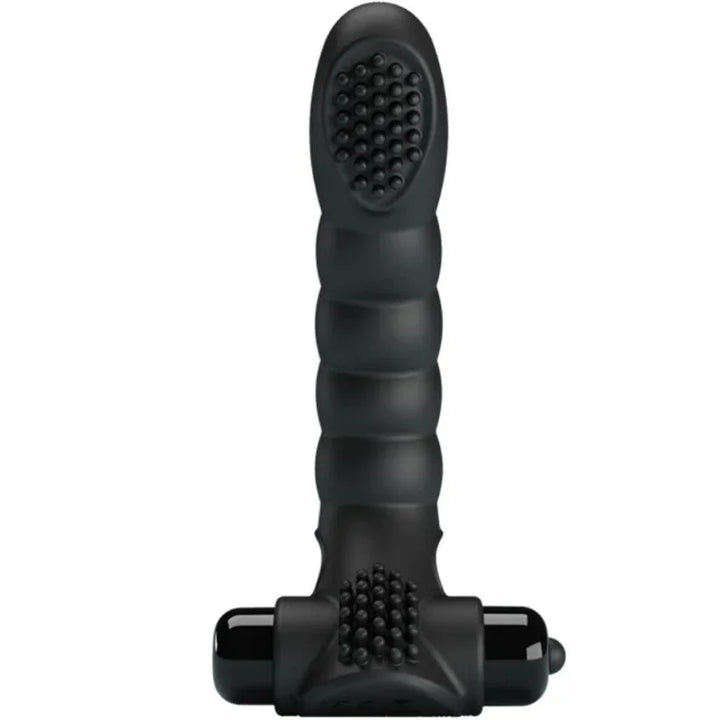 PRETTY LOVE - ALEXANDER VIBRADOR DE DEDO 10 VIBRACIONES NEGRO - Nuvica
