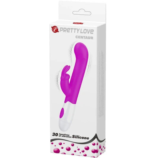 PRETTY LOVE - CENTAUR VIBRADOR RABBIT 30 MODOS DE VIBRACIÓN MORADO - Nuvica