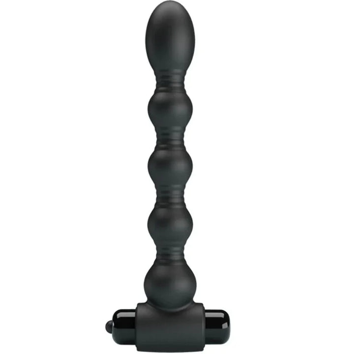 PRETTY LOVE - LYNN PLUG ANAL SILICONA 10 VIBRACIONES NEGRO - Nuvica