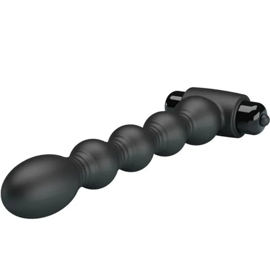 PRETTY LOVE - LYNN PLUG ANAL SILICONA 10 VIBRACIONES NEGRO - Nuvica