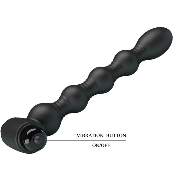 PRETTY LOVE - LYNN PLUG ANAL SILICONA 10 VIBRACIONES NEGRO - Nuvica