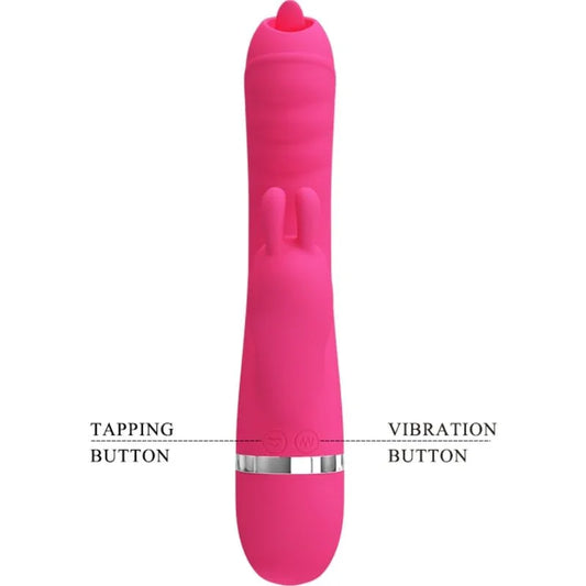 PRETTY LOVE - PHOENIX VIBRADOR RABBIT MULTIFUNCIÓN ROSA - Nuvica