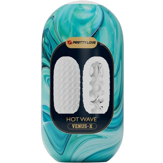 PRETTY LOVE - HOT WAVE MASTURBADOR MASCULINO SILICONA BLANCO - Nuvica