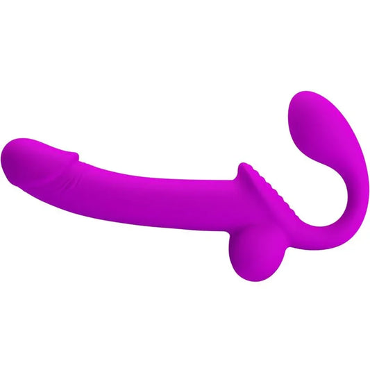 PRETTY LOVE - KELPIE ESTIMULADOR STRAP-ON DOBLE MORADO - Nuvica