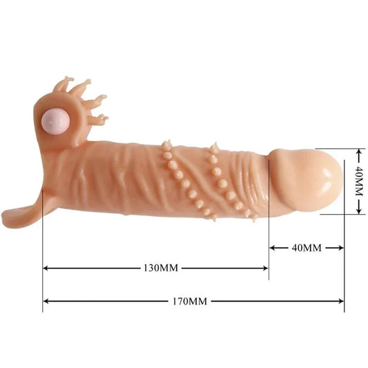PRETTY LOVE - CONNOR FUNDA PARA PENE + ESTIMULADOR DE CLÍTORIS NATURAL - Nuvica