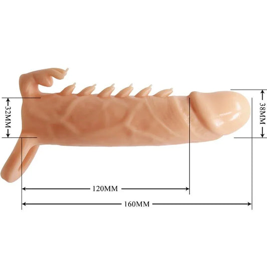 PRETTY LOVE - EMMIT FUNDA PARA PENE + ESTIMULADOR DE CLÍTORIS NATURAL - Nuvica