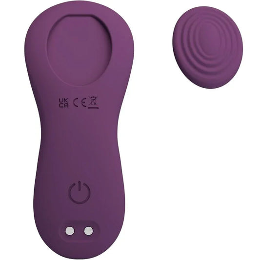 PRETTY LOVE - MANE MASAJEADOR LAY ON CLÍTORIS 10 VIBRACIONES CONTROL REMOTO MORADO - Nuvica