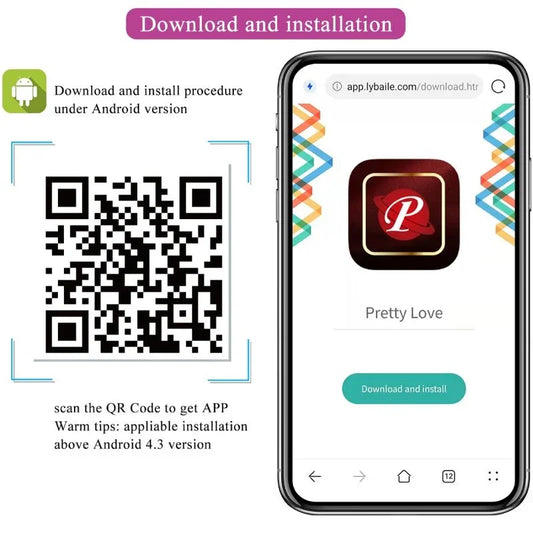 PRETTY LOVE - FRANZ MASAJEADOR & VIBRADOR APP GRATUTITA MORADO - Nuvica