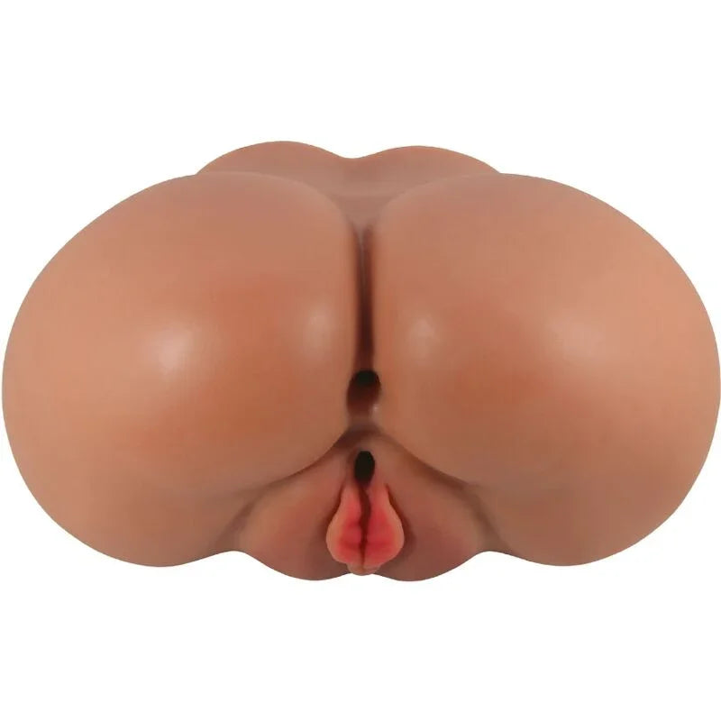 CRAZY BULL - LUNA TRASERO VIBRADOR CON VAGINA Y ANO REALÍSTICO NATURAL CONTROL REMOTO - Nuvica