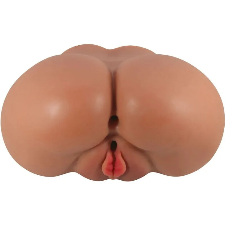 CRAZY BULL - LUNA TRASERO VIBRADOR CON VAGINA Y ANO REALÍSTICO NATURAL CONTROL REMOTO - Nuvica