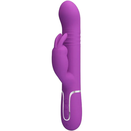 PRETTY LOVE - COALE VIBRADOR RABBIT MULTIFUNCIÓN 4 EN 1 MORADO - Nuvica