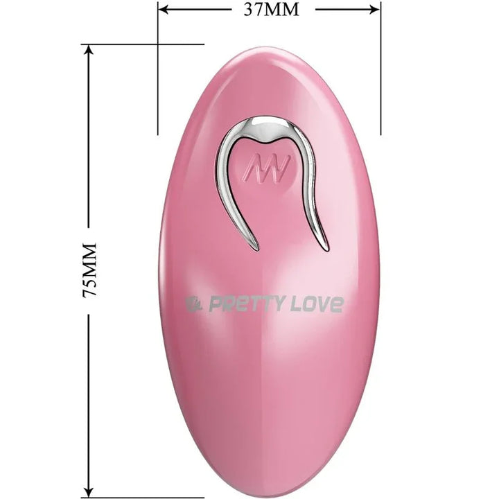 PRETTY LOVE - CAILEY PINZAS PARA PEZONES 10 VIBRACIONES CONTROL REMOTO ROSA - Nuvica