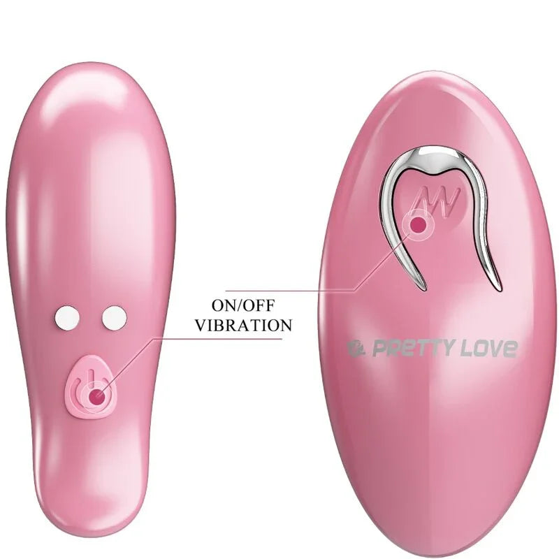 PRETTY LOVE - CAILEY PINZAS PARA PEZONES 10 VIBRACIONES CONTROL REMOTO ROSA - Nuvica