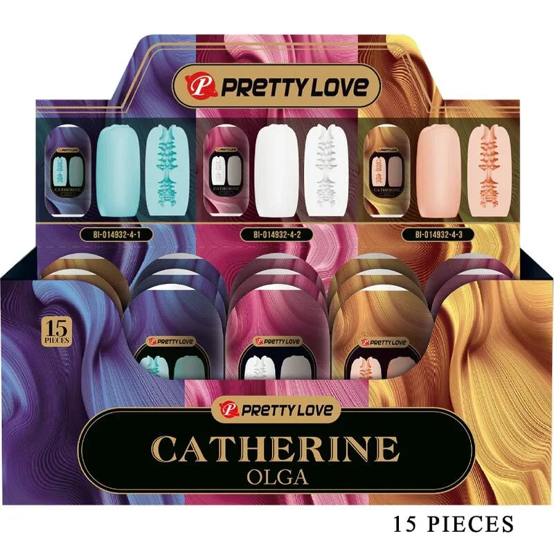 PRETTY LOVE - OLGA PACK 15 MASTRUBADORES MASCULINOS VARIOS - Nuvica