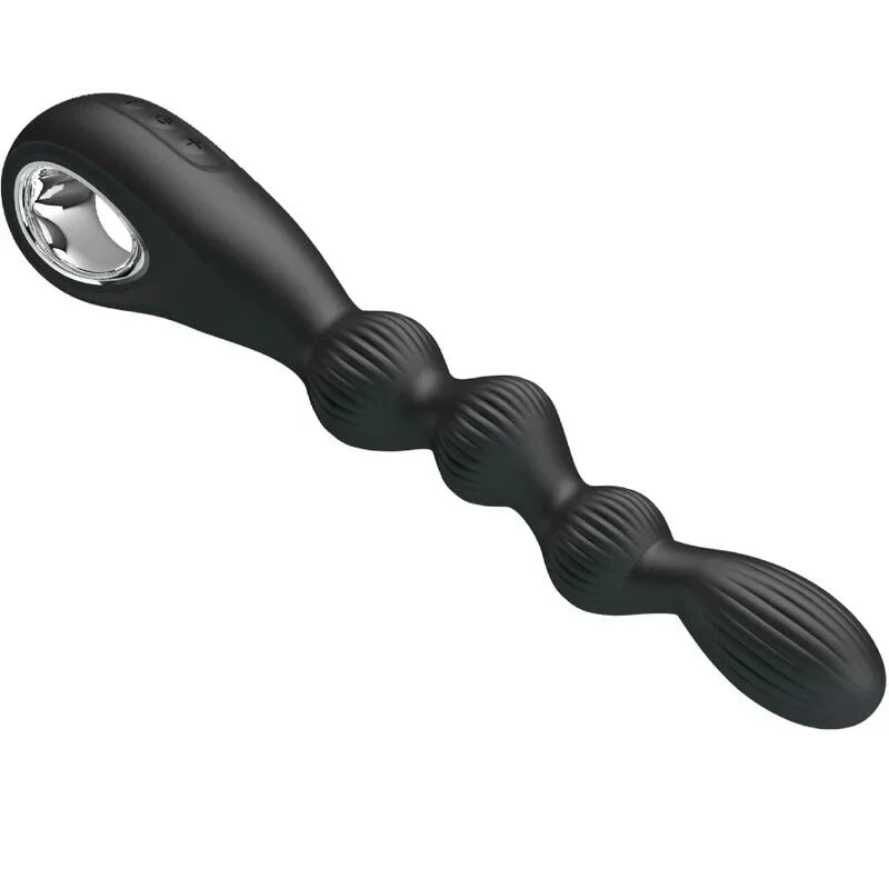 PRETTY LOVE - FEDERER VIBRADOR ANAL 12 VIBRACIONES NEGRO - Nuvica