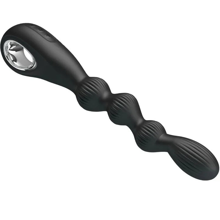 PRETTY LOVE - FEDERER VIBRADOR ANAL 12 VIBRACIONES NEGRO - Nuvica