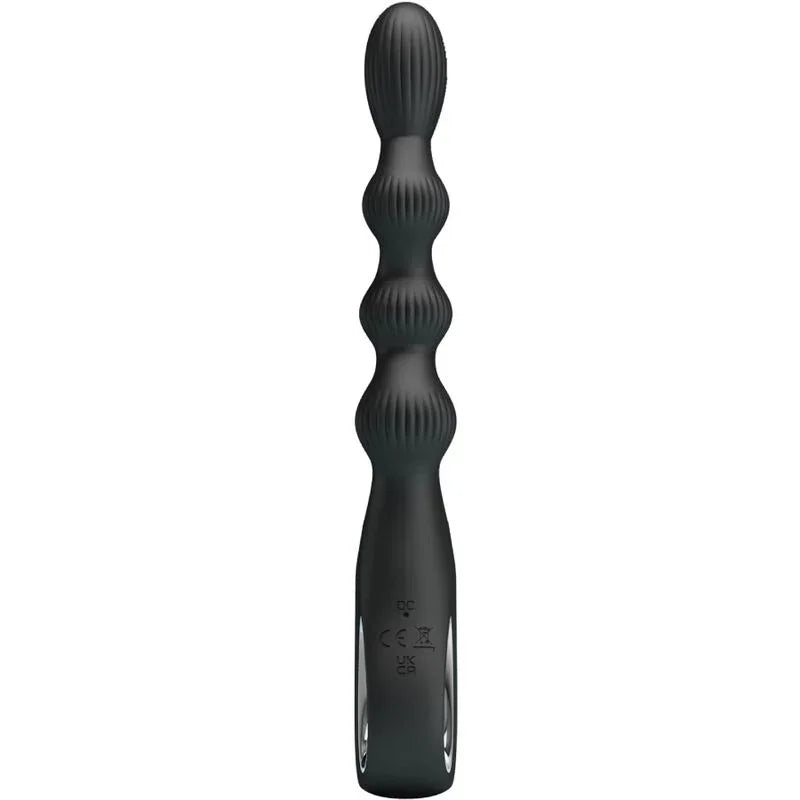 PRETTY LOVE - FEDERER VIBRADOR ANAL 12 VIBRACIONES NEGRO - Nuvica