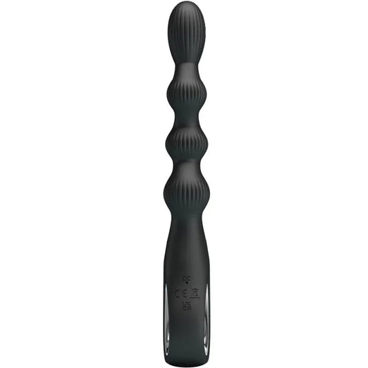 PRETTY LOVE - FEDERER VIBRADOR ANAL 12 VIBRACIONES NEGRO - Nuvica