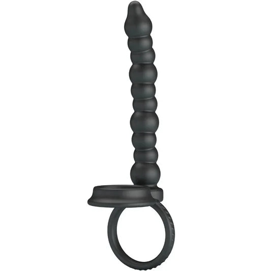 PRETTY LOVE - DILLION ANILLO PENE PARA DONLE PENETACIÓN NEGRO - Nuvica