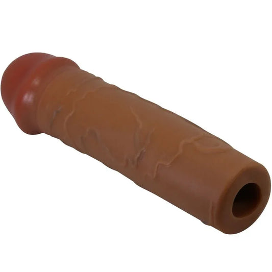 PRETTY LOVE - NILE FUNDA PARA PENE CON EXTENSIÓN DE 2.5 CM MULATO - Nuvica