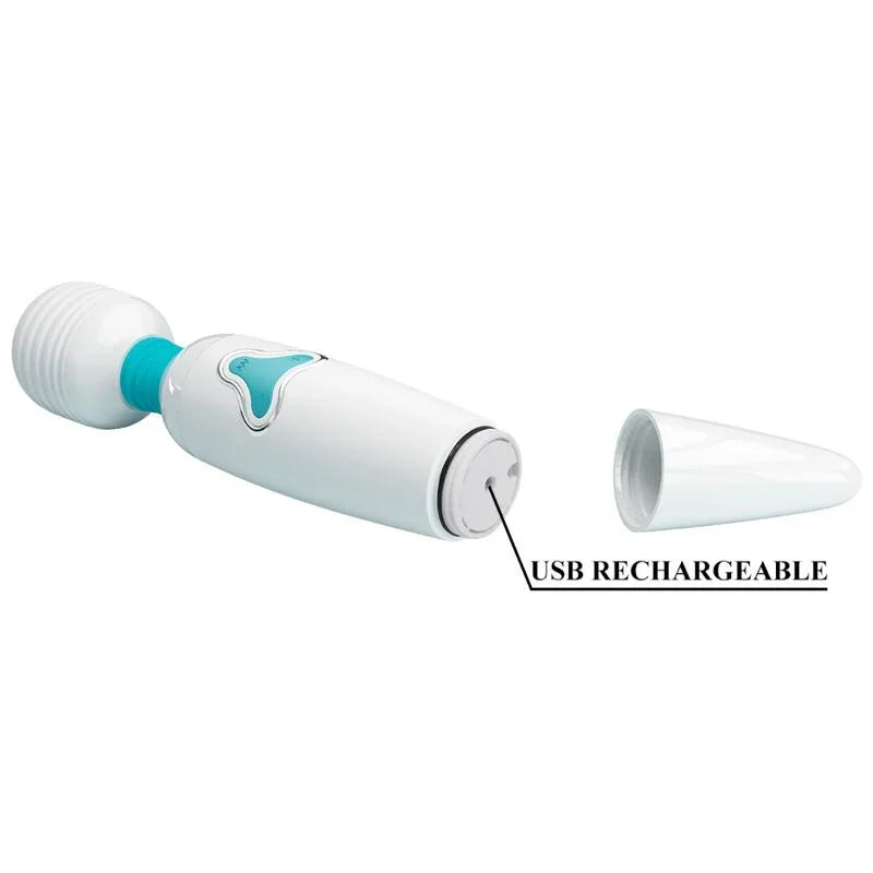 PRETTY LOVE - CLOUD VIBRADOR WAND 7 VIBRACIONES BLANCO - Nuvica